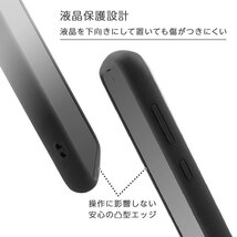 Galaxy A22 5G ケース モダン ブラウン 耐衝撃カバー 硬度3H カメラ保護 かわいい 可愛い おしゃれ オシャレ シンプル イングレム_画像6