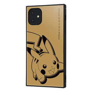 iPhone 11 XR ケース ポケモン ピカチュウ ベージュ おしゃれ シンプル クッション ストラップホール 衝撃吸収 キャラクター グッズ