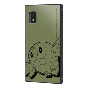 AQUOS wish2 wish ケース ポケモン モクロー カーキ おしゃれ シンプル クッション ストラップホール 衝撃吸収 キャラクター グッズ