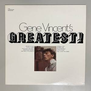 24947【US盤★美盤】 Gene Vincent/Gene Vincent's Greatest! ※MASTERED BY刻印有