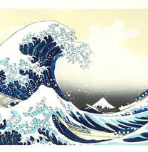 葛飾北斎 (Katsushika Hokusai) 木版画 富嶽三十六景 神奈川沖波裏　 初版1831-33年（天保2-4年）頃 やはり北斎の木版画は凄い!!_画像3