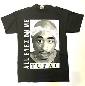 BH13)SHAKA WEAR 2pac プリント Tシャツ半袖/BLK/LA/HIPHOP/3XL/大きいサイズ/ヘビー/HIPHOP/B系