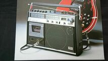 【昭和レトロ】『AIWA(アイワ) FM/AM 2バンドラジオカセットコーダー MusicRoad(TPR-414) カタログ 1977年8月』アイワ株式会社_画像3
