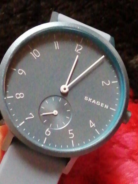 スカーゲン 腕時計 メンズ アナログ 時計 シリコン ブルー