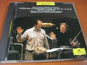 【CD】クレーメル 、アーノンクール / ウィーンpo モーツァルト / ヴァイオリン協奏曲 第3番 、第4番 、第5番 (DGG 1984/1987)