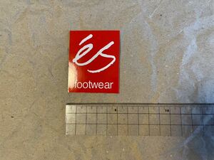 es footwear ステッカー