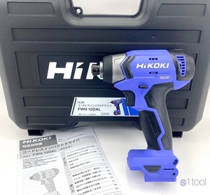  new goods HiKOKI Hitachi FWH12DAL body only 10.8V + case ( sliding type unused cordless impact driver. body high ko-ki)