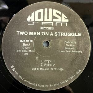 【HOUSE】Two Men On A Struggle - Project 1-4 / House Jam Records HJA 9118 / VINYL 12 / US