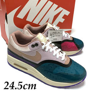 新品 箱あり 24.5cm ナイキ ウィメンズ エアマックス1 プレミアム ピンク レディース シューズ NIKE WMNS AIR MAX 1 PRM dv2301-501 マルチ