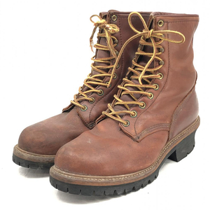 【中古】RED WING 95年製 ブラウン ワークブーツ ヴィンテージ レッドウィング[240017546276]