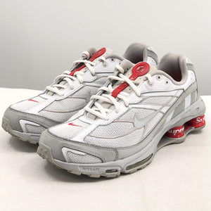 【中古】NIKE × Supreme SHOX RIDE 2 SP White サイズ29.5cm DN1615-100 ナイキ × シュプリーム[240017549369]