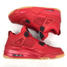 【中古】NIKE WMNS AIR JORDAN 4 RETRO Fire red Singles Day 2018 サイズ27cm AV3914-600 レッド ナイキ[240017549347]_画像4