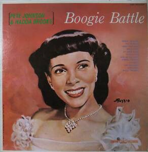 Pete Johnson & Hadda Brooks / Boogie Battle / '77 Japan Globe (Reissue) / MONO
