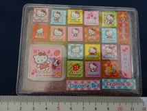 HELLO KITTY ハローキティ キティちゃん スタンプセット はんこ ハンコ 2009年 20種類_画像3