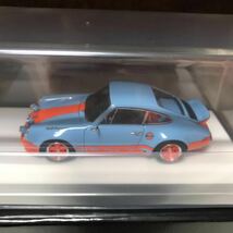 限定品 1/43 メイクアップ ヴィジョン makeup VISION Porsche 911 Carrera RSR 2.8 1973 Gulf Blue /Orange VM024L ガルフ ポルシェ カレラ_画像7