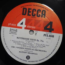 英DECCA PFS4044 R・シャープルズ・ロンドン祝祭管／Tchaikovsky in Phase Four 1812 くるみ割り人形組曲 P4S 中溝赤白盤_画像3