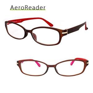 Aero Reader　エアロリーダー　GR-17 ブルーライトカット リーディンググラス 老眼鏡 シニアグラス　男女兼用　持ち運びに便利なケース付き