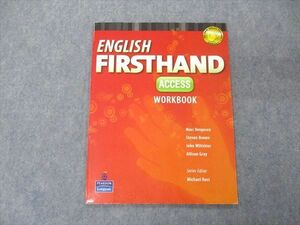 UF06-032 PEARSON Longman ENGLISH FIRSTHAND ACCESS Workbook 2010 04s4D