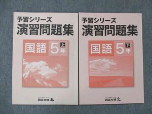 UG13-022 四谷大塚 小5 国語 予習シリーズ演習問題集 上/下 641125-5/040621-8 2019 計2冊 15S2C