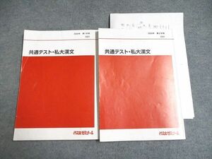 UF94-116 代ゼミ 共通テスト・私大漢文 通年セット 2020 第1学期/第2学期 計2冊 16S0B