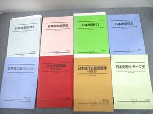 UG11-082 駿台 日本史前近代/近代I/II/文化史/問題集/現代史徹底整理 テキスト通年セット 2022 計8冊 沼尻正/福井紳一 32M0D