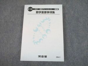 UG12-042 河合塾 高1/2 高校グリーンコース 数学重要事項集 テキスト 未使用品 2021 20 m0B