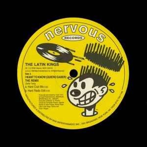 試聴 The Latin Kings - I Want To Know (Quiero Saber) (The Remix) [12inch] Nervous Records US 1992 House