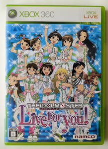 アイドルマスター ライブフォーユー THE IDOLMASTER Live For You! ★ XBOX 360 