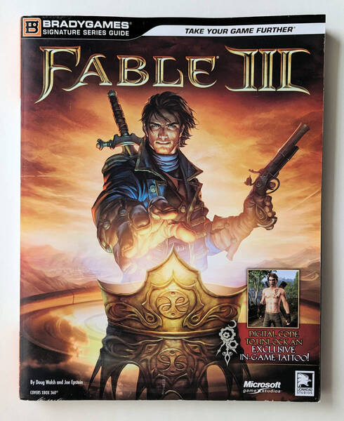 ファブル3 シグネチャーシリーズガイドブック FABLE 3 BRADYGAMES GUIDE BOOK 北米版 ★ XBOX / PC