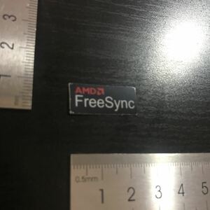 AMD Free Syncパソコンエンブレムロゴシールステッカー@2635