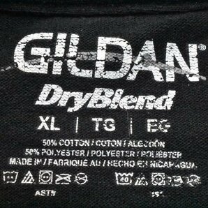 USA古着 テキサス COYOTES ロゴ Tシャツ sizeXL 黒 ブラック コヨーテ ビッグシルエット 大きいサイズ アメリカ アメカジ GILDANの画像5