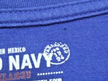 USA古着 OLD NAVY 87 ナンバリング Tシャツ sizeXL 青 ブルー オールドネイビー ビッグシルエット 大きいサイズ ゆるだぼ アメリカ 海外_画像6