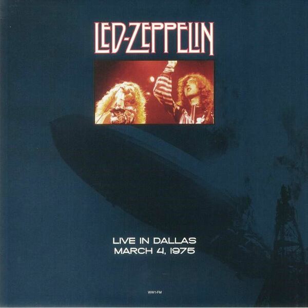 Led Zeppelin レッドツェッペリン - Live In Dallas March 4, 1975 限定ホワイト・カラー・アナログ・レコード 