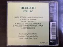 The CD Club盤 デオダード DEODATO / PRELUDE ツァラトゥストラはかく語りき FKCP-30569_画像2