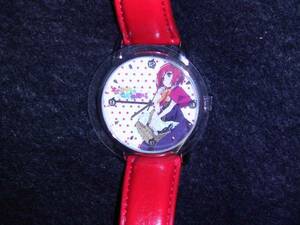 オオカミさんと七人の仲間たち 赤井林檎 腕時計 ベルト赤 電池交換の商品画像