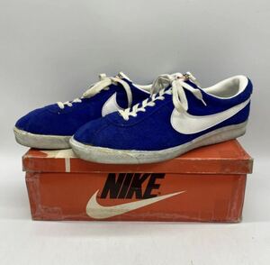 【12-1/2】1980s Vintage NIKE BRUIN SUEDE BLUE 1980年代 ヴィンテージ ナイキ ブルーイン スエード ブルー ローカット 2765