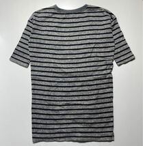 【XS】Ron Herman Cotton Border S/S Tee ロンハーマン コットン ボーダー 半袖 Tシャツ ロング丈 (421030079-1071) G1690_画像2