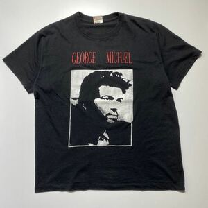 【XL】90s Vintage George Michael Listen Without Prejudice Tee 90年代 ヴィンテージ ジョージマイケル Tシャツ カナダ製 G1676