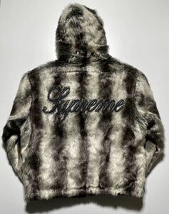 【M】Supreme 20FW FAUX FUR REVERSIBLE HOODED シュプリーム フェイク ファー リバーシブル フーディー ジャケット R1977