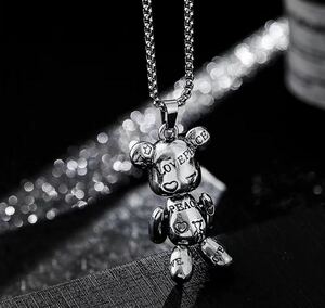  men's necklace lady's necklace hip-hop titanium steel necklace length 70cm. pendant pretty accessory 