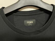 【正規店購入】 FENDI　フェンディ　黒・半袖・Tシャツ　ビッグFFロゴ　ブラック　Mサイズ_画像3