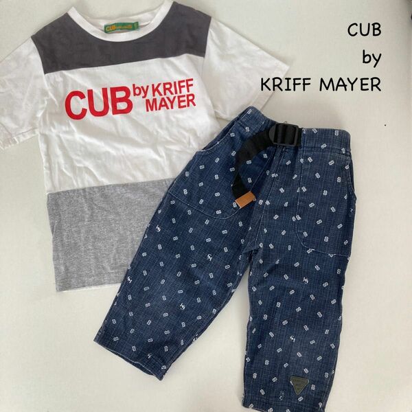 CUB by KRIFF MAYER Tシャツ・ハーフパンツ 120半ズボン 半袖Tシャツ 男児 子供服