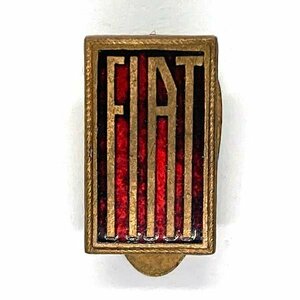 フィアット ロゴ ボタンホール用 ビンテージ ピンバッジ FIAT Logo Button Hole Vintage Pin イタリア車 Car 伊車 小型車 Italy Italiana