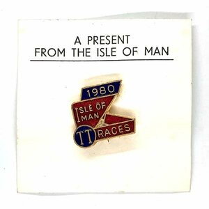 アイルオブマン １９８０ ＴＴ ビンテージ ピンバッジ ISLE OF MAN 1980 TT Vintage Pin マン島 ＴＴレース Race TT Race Manx