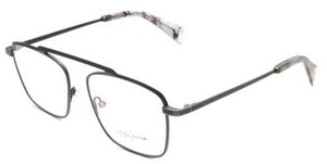 495ユーロ（69000円相当） YOHJI YAMAMOTO メガネフレーム 眼鏡 ヨウジヤマモトメンズ レディース 日本製 ブラック メタルブラック 