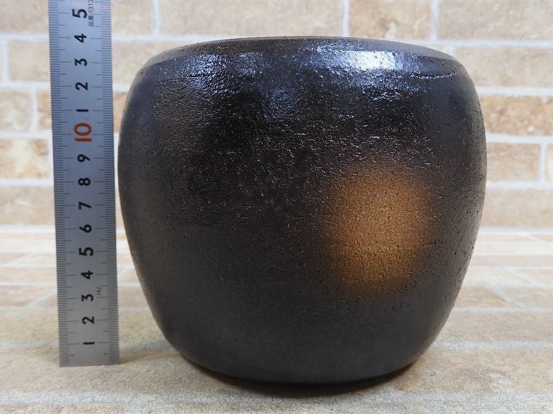 未使用品!! 万古焼伊賀南蛮火消しツボ耐熱土使用○ 【2174y1