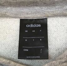 adidas　アディダス　プルオーバーパーカー　フーディ　HOODIE　カモ柄ロゴ　メンズ　Oサイズ　グレー_画像5