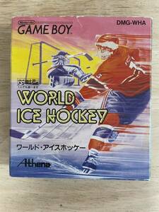 【限定即決】WORLD ICE HOCKEY ワールド・アイスホッケー Athena DMG-WHA 箱-取説あり N.1654 ゲームボーイ アドバンス レア レトロ