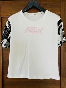 PUMA プーマ　半袖Tシャツ　クロップドTシャツ　160