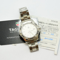 タグホイヤー 中古 メンズ TAG HEUER アクアレーサー WAP2011.BA0830 自動巻 SS ステンレススチール ホワイト 中古_画像10